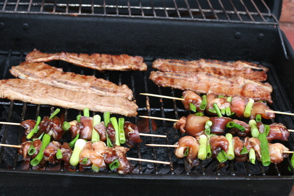 calbi, short ribs, yaki tori, Korean BBQ