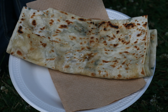 Turkish pancake, gozleme, Turkish Festival, Gage Park, Hamilton, Ontario