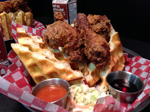 chicken and waffles staxx