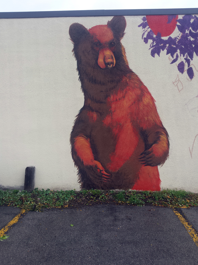 Lester Coloma Bear Mural