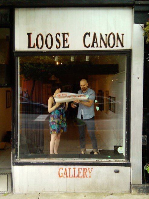Loose Canon, James north art crawl, Hamilton galleries, zoo art show,