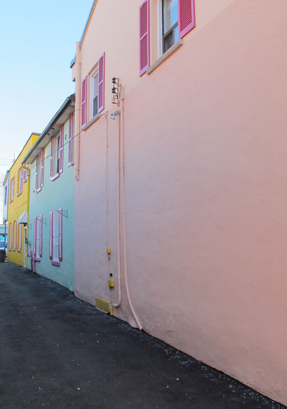 Colourful houses, James St. north, Hamilton, Ontario