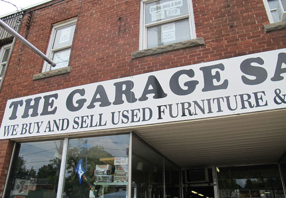 The Garage Sale Place, Concession St., Hamilton, antiques