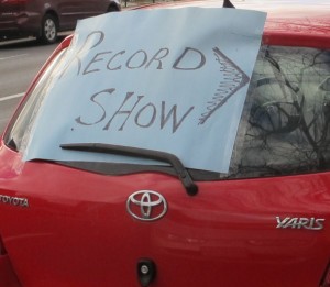 Record Show Sign